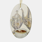 Silver Coffee-service Keramisch Ornament (Links)