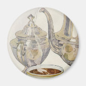 Silver Coffee-service Magneet (Voorkant)