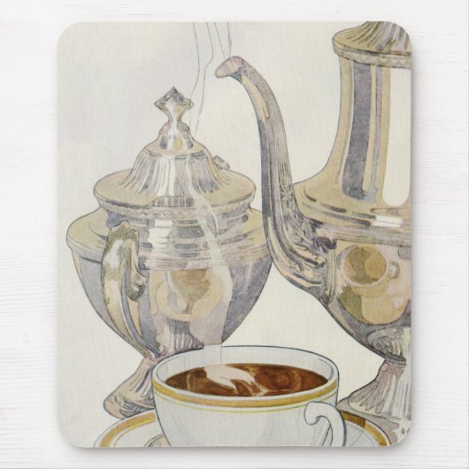 Silver Coffee-service Muismat (Voorkant)