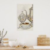Silver Coffee-service Poster (Keuken)