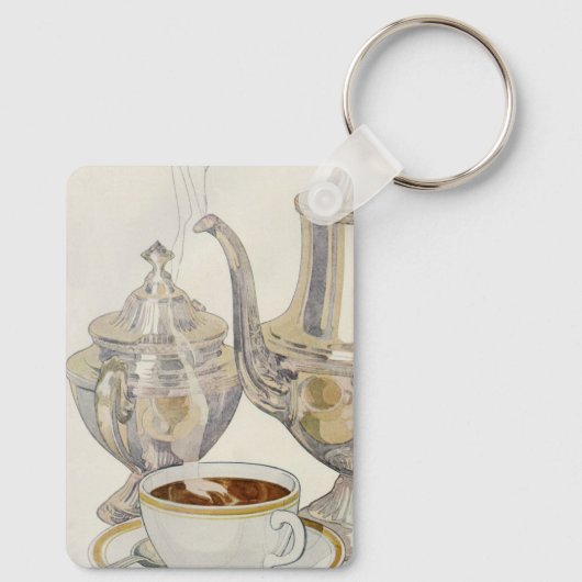  Silver Coffee-service Sleutelhanger (Achterkant)