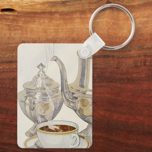  Silver Coffee-service Sleutelhanger (Achterkant)
