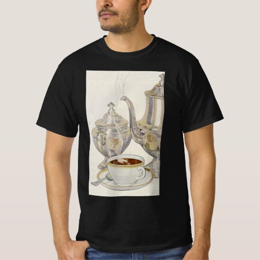 Silver Coffee-service T-shirt (Voorkant)
