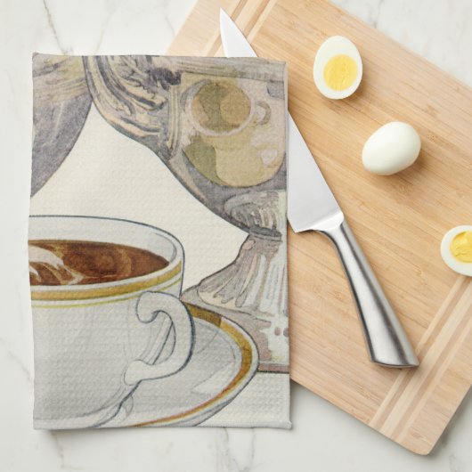  Silver Coffee-service Theedoek (Quarter Fold)