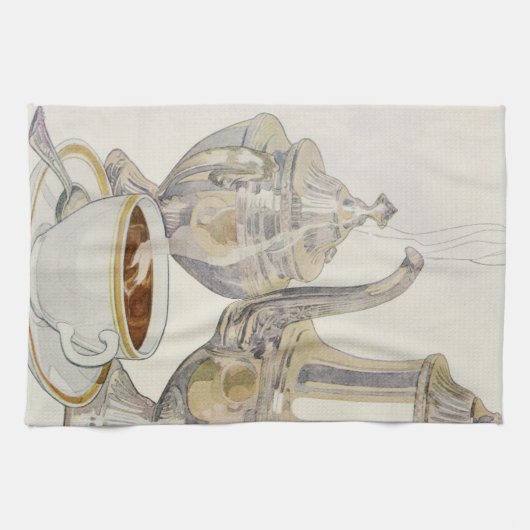 Silver Coffee-service Theedoek (Horizontaal)