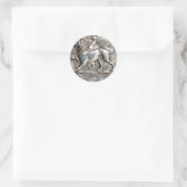 Silver Coin Reward-Stickers Ronde Sticker (Tas)