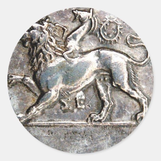 Silver Coin Reward-Stickers Ronde Sticker (Voorkant)