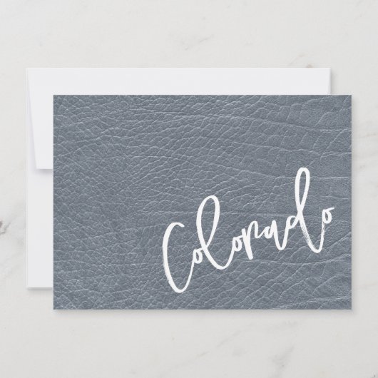 Silver Colorado Passport bedankpas Bedankkaart (Achterkant)