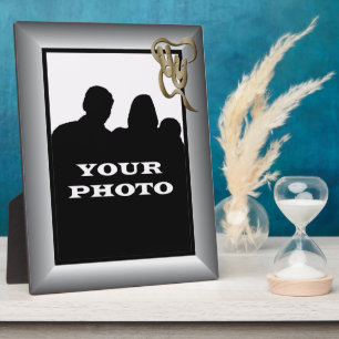 Silver Comedy Tragedie Gold Mask 8x10 Photo Plaque Fotoplaat