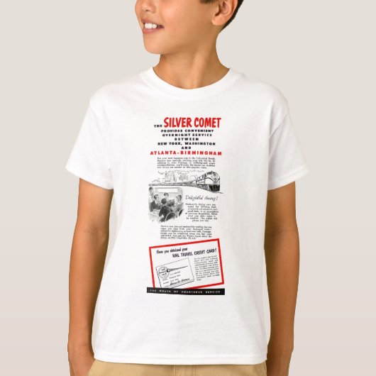Silver Comet - Seaboard Air Line Railroad T-shirt (Voorkant)