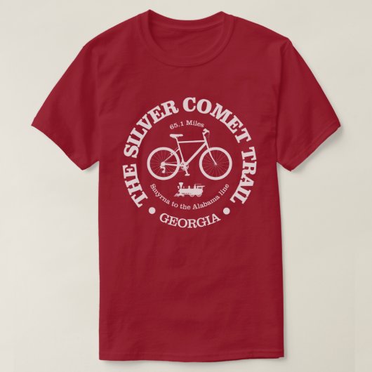 Silver Comet Trail (cycling) T-shirt (Design voorkant)