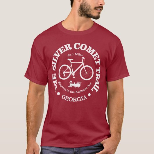 Silver Comet Trail (cycling) T-shirt (Voorkant)