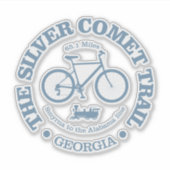 Silver Comet Trail (fietsen) Sticker (Voorkant)