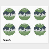 Silver Comet Trail Georgia Ronde Sticker (Vel)
