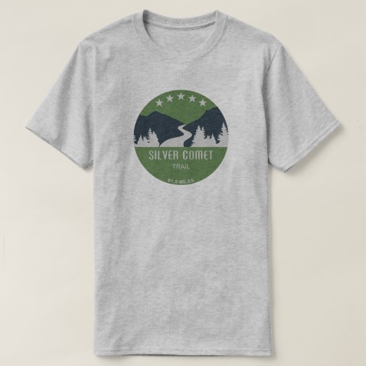 Silver Comet Trail Georgia T-shirt (Design voorkant)