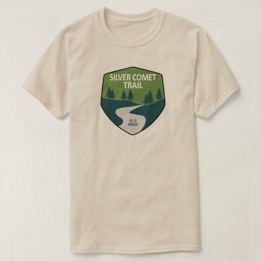 Silver Comet Trail Georgia T-shirt (Design voorkant)