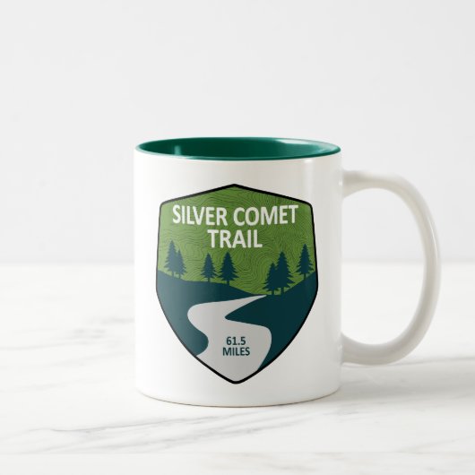 Silver Comet Trail Georgia Tweekleurige Koffiemok (Rechts)