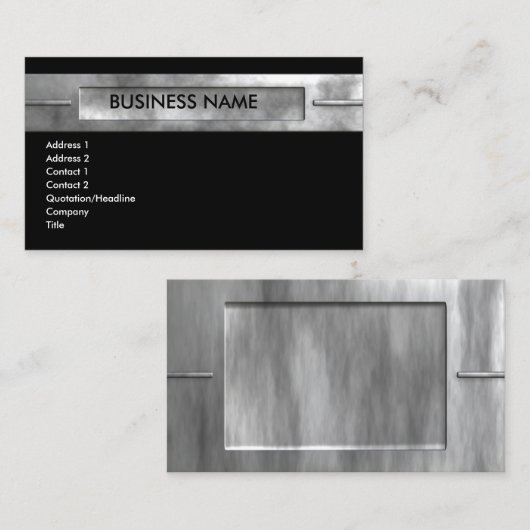 Silver_Company_Center Visitekaartje (Voorkant / Achterkant)