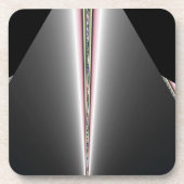 Silver Cone met verf Onderzetter (Voorkant)