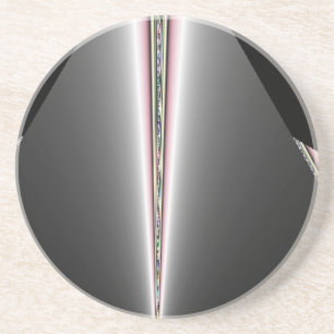 Silver Cone met verf Zandsteen Onderzetter