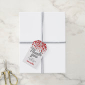Silver Confetti Cadeau Labels Cadeaulabel (Met Touw)