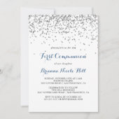 Silver Confetti Minimalist First Community Kaart (Voorkant)