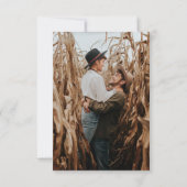 Silver confetti navy blue typografie qr code rsvp (Achterkant)