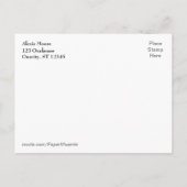 Silver Confetti Navy Save the Date Afstuderen Date Aankondigingskaart (Achterkant)