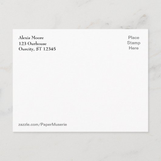 Silver Confetti Navy Save the Date Afstuderen Date Aankondigingskaart (Achterkant)