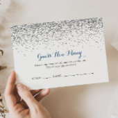 Silver Confetti raad hoeveel gamekaart Visitekaartje