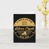 Silver Creek New York Its Where My Story Begins  Kaart (Gele Bloem)