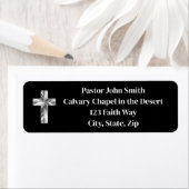 Silver Cross Classy Church Pastor Retouradres Etiket (Insitu)