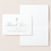 Silver Cross Elegant Sympathie Hartelijk dank Folie Kaarten (Display)
