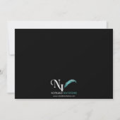 Silver Cross op Black Photo Commune Kaart (Achterkant)