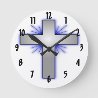 Silver Cross Ronde Klok