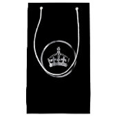 Silver Crown Emblem Klein Cadeauzakje (Voorkant)