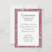 Silver Crown, Floral Fairy High-Hiel-schoen Kaart (Achterkant)