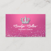 Silver Crown Pageant Coach Visitekaartje (Voorkant)
