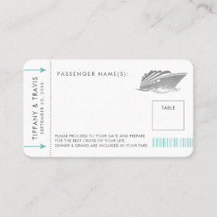 Silver Cruise Boarding Ticket Place Escort Kaart