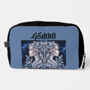 Silver Crystal Gemini Luxury Collection Toilettasje