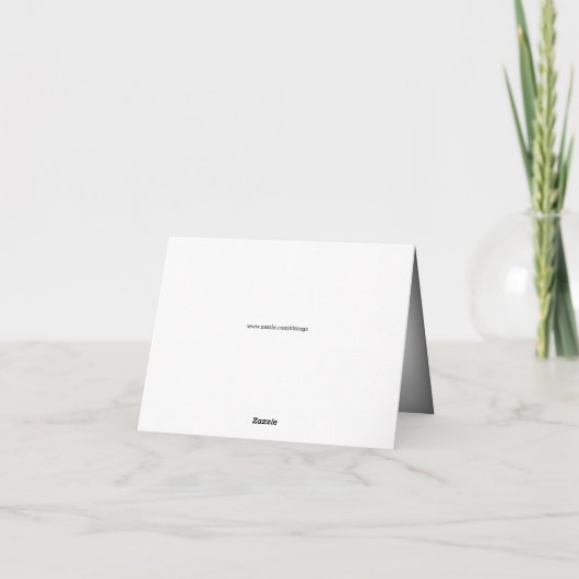 Silver Crystal Snowflake Season's Greetings Kaart (Achterkant)