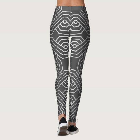 Silver Cutout Leggings (Achterkant)