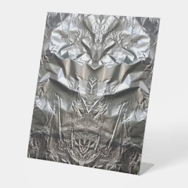 Silver Cyborg - by ID AD Art Gabi Zapf Reclamebord Met Voetstuk