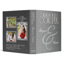 Silver Damask 60th Diamond Jubileum Scrapbook