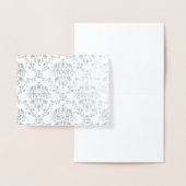 Silver Damask Folie Kaarten (Display)