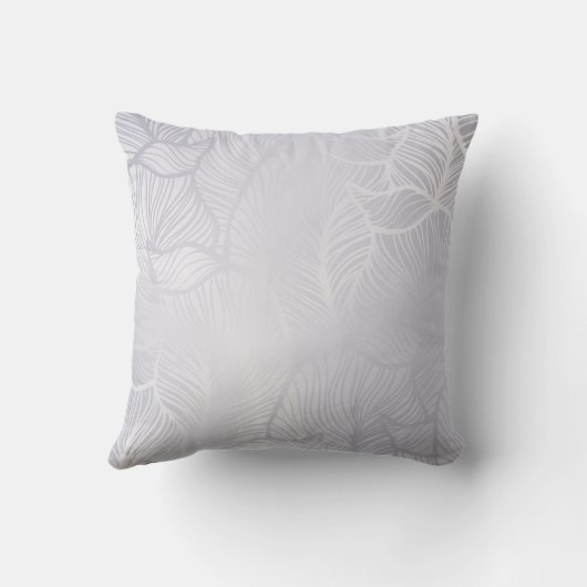 Silver  Damask Kussen (Achterkant)