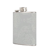 Silver Damask Lady Hip Flask Heupfles (Links)