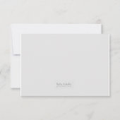 Silver Damask RSVP-kaarten RSVP Kaartje (Achterkant)