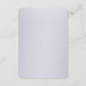 Silver Damask Wedding Receptie Details Kaart (Achterkant)