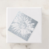Silver Dandelion Print Bedankjes Labels (Met doos)